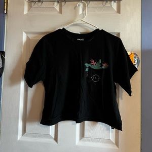 Black Hurley Crop Top